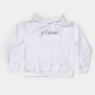 Je t'aime Kids Hoodie